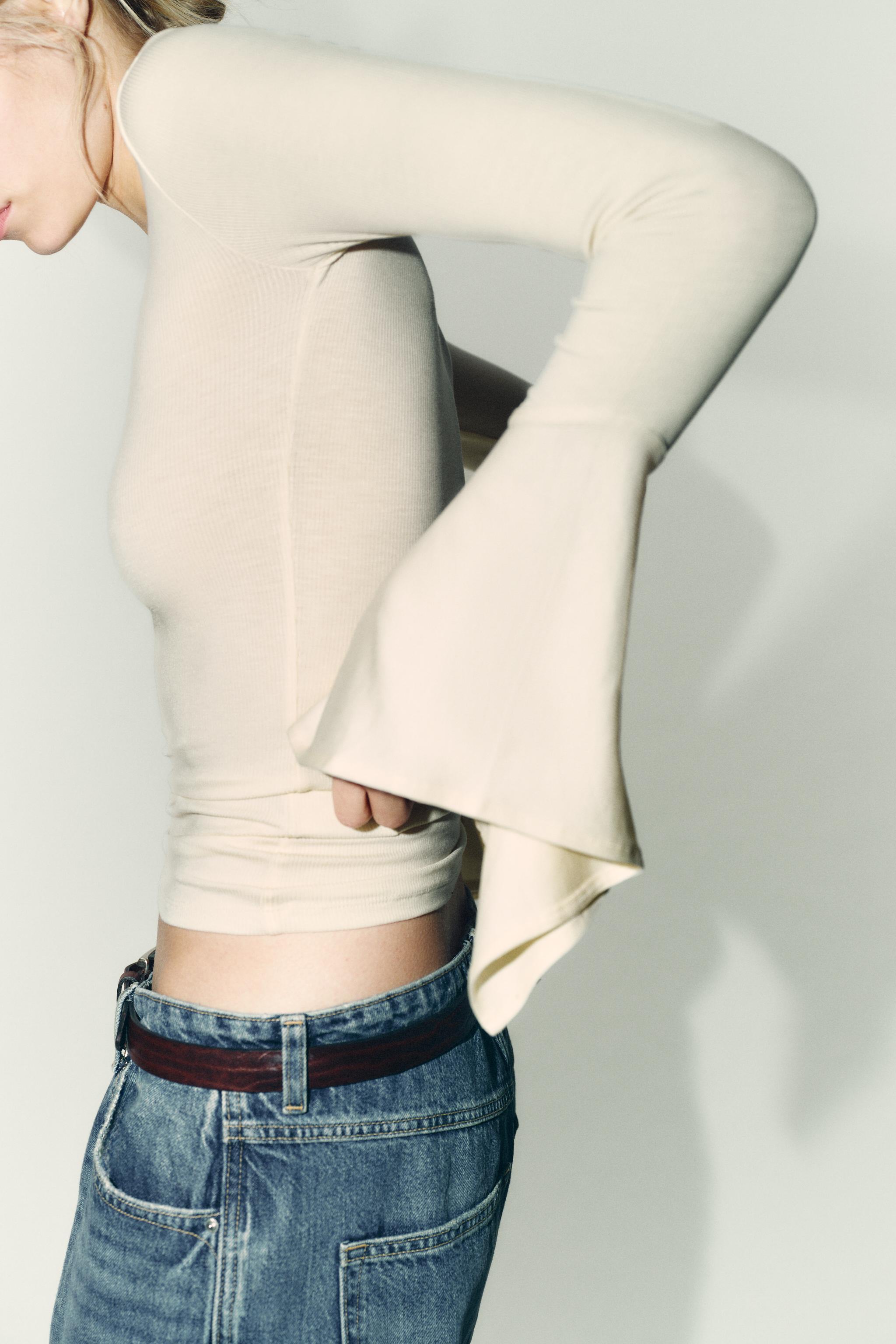 HAUT MANCHES À VOLANTS